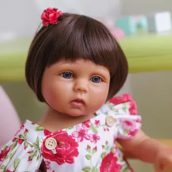 48 CM bebe prerojeni malčka dekle lutka v tan belo barvo kože polni silikona telo je Anatomsko Pravilno prerojeni baby doll darilo