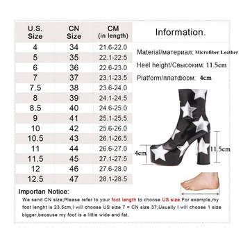 Jeseni Gleženj Škornji Za Ženske Krog Toe Močen Petah Platforma Čevlji Ženske Zadrgo Nepremočljiva Zvezde Zimski Škornji Ženske Botas Mujer
